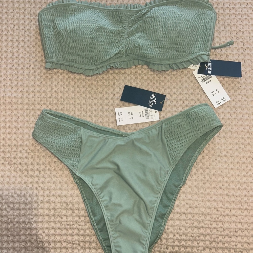 Hollister Sage Green 2 piece swimsuit